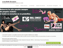Tablet Screenshot of love-dolls-occasion.com